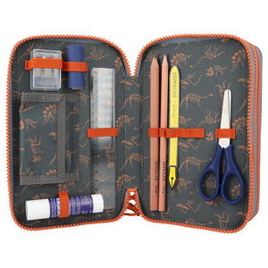 Dino World Triple Pencil Case ROAR