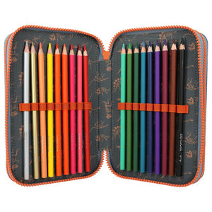 Dino World Triple Pencil Case ROAR
