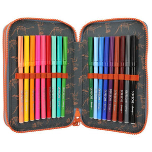 Dino World Triple Pencil Case ROAR