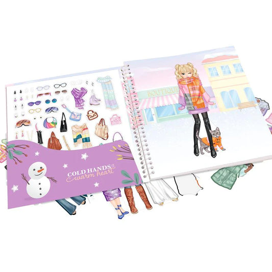 TOPModel Dress Me Up Stickerbook WINTER WONDER