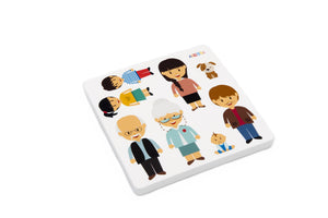 Foam Figurines European Family
