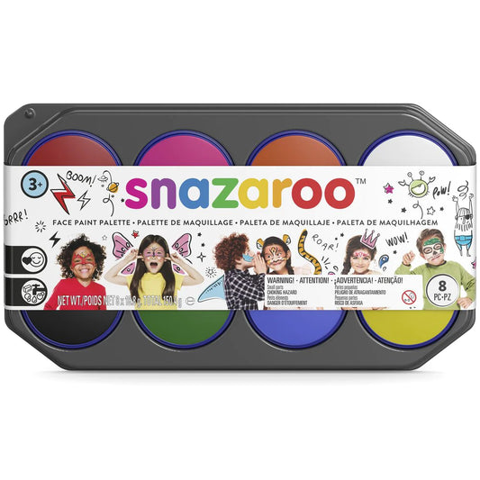 Snazaroo Face Paint Pro Palette Kit - Selection of Colours (18ml)