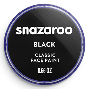 SNAZAROO BLACK 18ML FACE PAINT