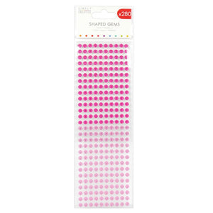 Simply Creative Shaped Gems Flowers - Pink Gems