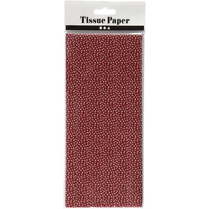 Tissue Paper - Red 50x70 cm (6 Sheets)