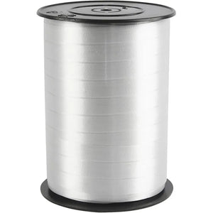 Curling Ribbon, silver, 250m