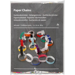 Paper Chains - 400 Pieces (Assorted Colours)