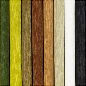 Crepe Paper  - Natural 25x60cm (8 Sheets)