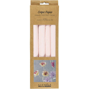 Crepe Paper - Soft Rose 25x60cm (4 Sheets)