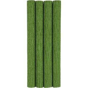 Crepe Paper  - Leaf Green 25x60cm (4 Sheets)