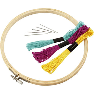 Embroidery Frame, D: 20 cm, 1 pc