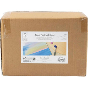 Canvas panel with frame