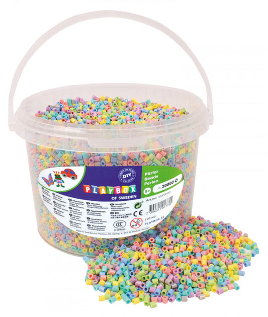 Playbox of Sweden - Iron Beads 20000pcs Pastel Colours