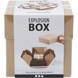 Explosion layered Gift Box Size 7x7x7.5+12x12x12cm