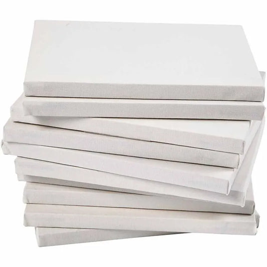 Stretched Canvas A4 21x29.7cm - White (Single)