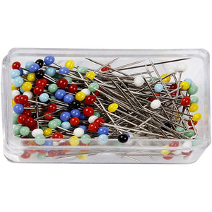 Head Pins, L: 31 mm, 200 pcs