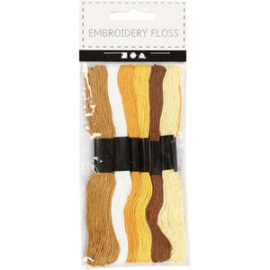 Embroidery Floss 1mm Golden 6 Bundle