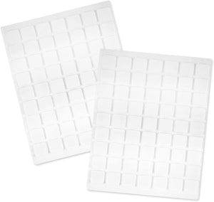 3D FOAM SQUARES-WHITE