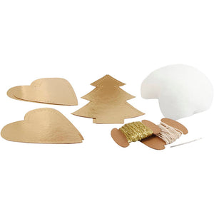 Faux Leather Christmas Ornaments