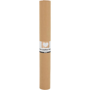 Faux Leather Paper W: 50cm One Colour - Red 350g - Light Brown 1m (1 Roll)