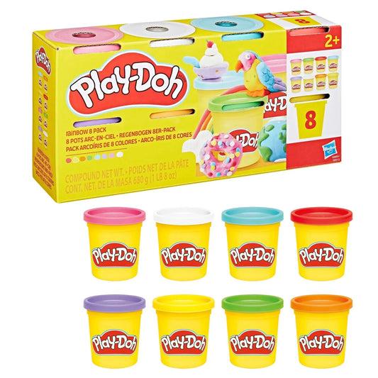 Play-Doh 3oz - Rainbow Colours (8 Pack)