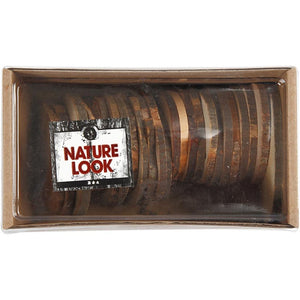 Wooden Disc with Hole -  Assorted Sizes (25 Pack)