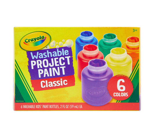 Crayola Washable Kids Paint (Pack of 6)