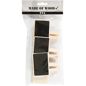 Blackboard with clothes peg