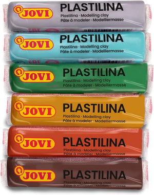 Jovi Plastilina Box 15g  - Nature Colours (6 Bars)