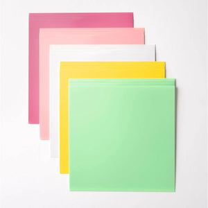 Origami Folding Sheets Plastic 20x20cm - 5 Colours