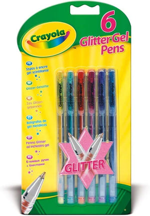 Crayola Glitter Gel Pens (Pack of 6)