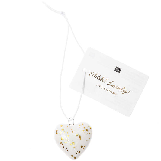Ohhh! Lovely! Porcelain hanger heart