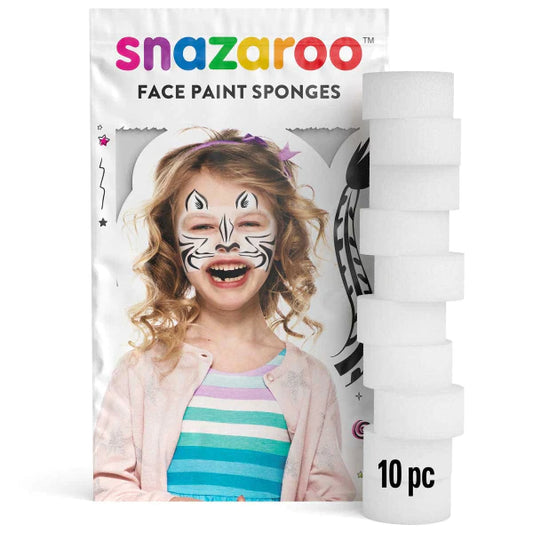 Snazaroo Face Painting Sponge (10 Pack)