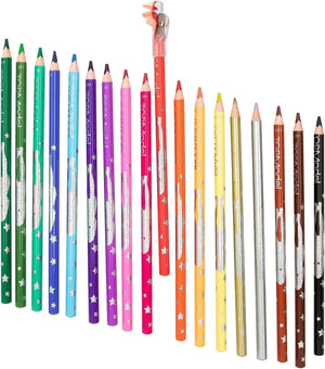 TOPModel 18 Colouring Pencils With Sharpener