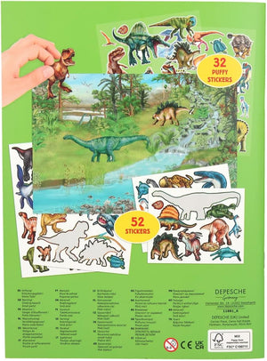 Dino World with Puffy Stickers