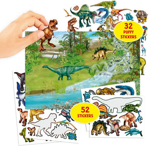 Dino World with Puffy Stickers