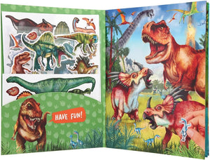 Dino World with Puffy Stickers