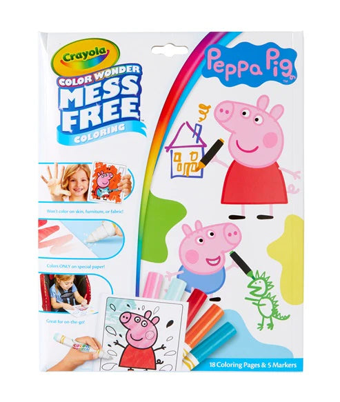 Crayola Peppa Pig Colour Wonder Foldalope
