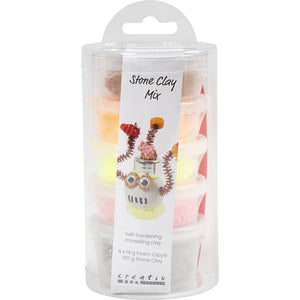 Stone Foam Clay Mix - Red/Orange Harmony 100g (1 Pack)
