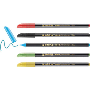 Edding 1200 Colour Glitter Pen - Pack of 5
