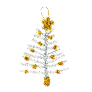 Gold & Silver Tinsel Pipe Cleaners (Pack of 72)