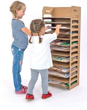 Cardboard Drying Rack 33D x 46W x 110H centimetres