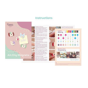 DIY Craft Kit - Air Dry Magnets