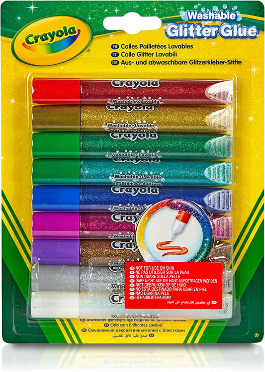 Crayola Washable Glitter Glue (9 Pack)