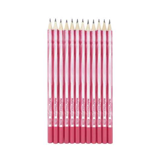 Helix Oxford HB#2 Pencils - Marble Pink (12 Pack)