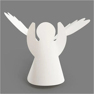 Angels, H: 10.5 Cm, D: 7 Cm, 25 Pcs, White
