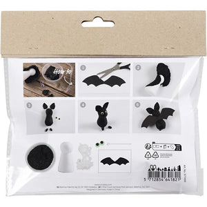 Mini Craft Kit Modelling, Bats, 1 pack