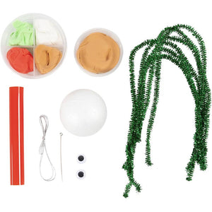 Mini Christmas Craft Kit - Clay Gingerbread Man