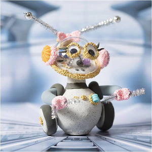 Creativ Mini Craft Clay Modelling Kit - Girl Robot (Grey/Pink)