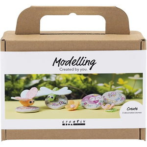 Creativ Mini Craft Clay Modelling Kit - Stone and Insect